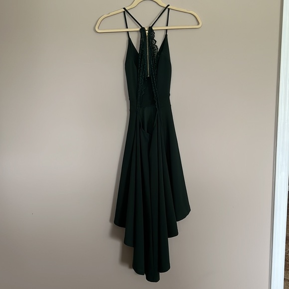 Green high-low dress - Picture 2 of 5